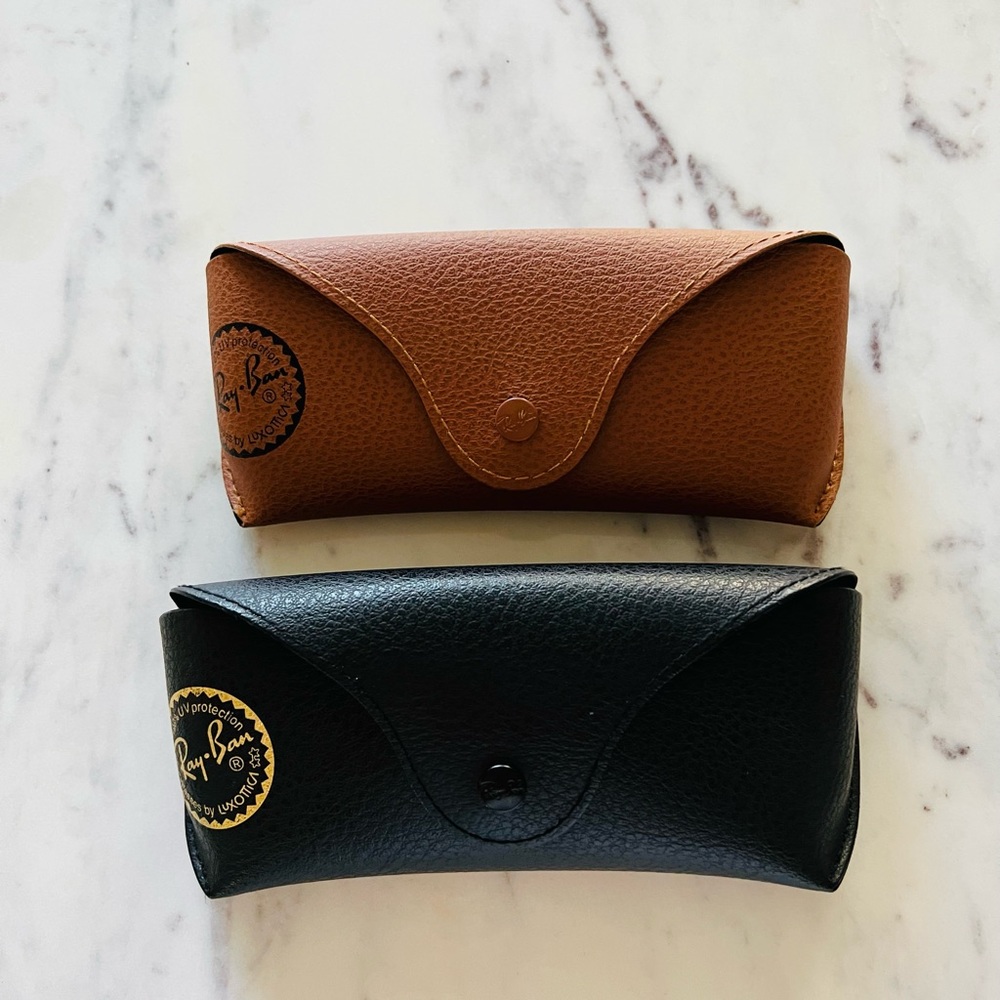 Ray-Ban sunglasses case brown